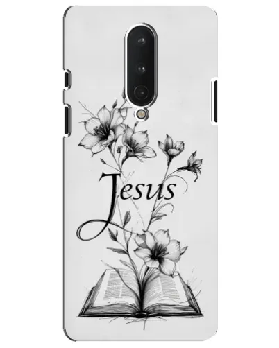Чохол для OnePlus 8 з картинкою «Квіти та Біблія» Чохол для OnePlus 8 з картинкою «Квіти та Біблія»