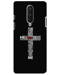 Чехол для OnePlus 8 с картинкой «Текстовый крест» Чехол для OnePlus 8 с картинкой «Текстовый крест»