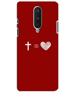 Чехол для OnePlus 8 с картинкой «Уравнение любви» Чехол для OnePlus 8 с картинкой «Уравнение любви»