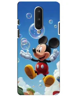 Чехол для OnePlus 8 с картинкой «Mickey и мыльные пузыри» Чехол для OnePlus 8 с картинкой «Mickey и мыльные пузыри»