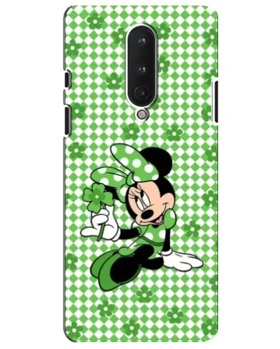 Чехол для OnePlus 8 с картинкой «Mickey в клетку»