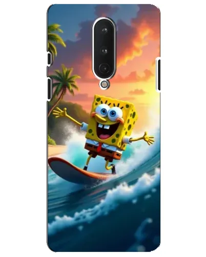 Чохол для OnePlus 8 з картинкою «Губка Боб серфінгіст»