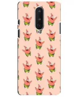 Чохол для OnePlus 8 з картинкою «Патрік Стар паттерн» Чохол для OnePlus 8 з картинкою «Патрік Стар паттерн»