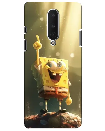 Чохол для OnePlus 8 з картинкою «Сяючий Спанч Боб»