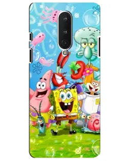 Чохол для OnePlus 8 з картинкою «Губка Боб та друзі» Чохол для OnePlus 8 з картинкою «Губка Боб та друзі»
