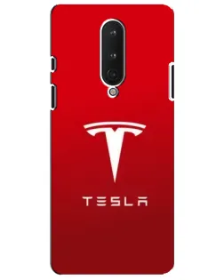 Чохол для OnePlus 8 з картинкою «Tesla Red Classic»