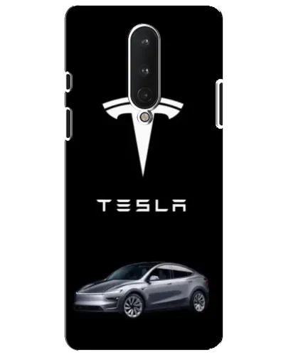 Чохол для OnePlus 8 з картинкою «Tesla Model Y»