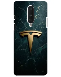 Чохол для OnePlus 8 з картинкою «Мармурова Tesla Gold»