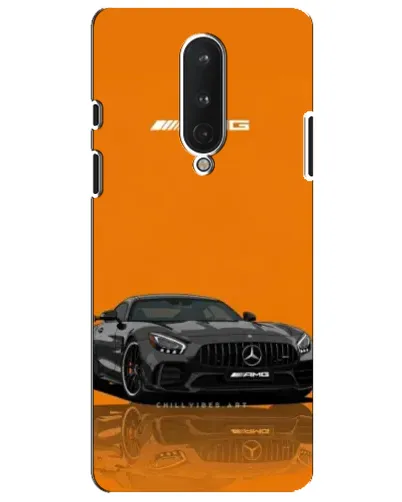 Чохол для OnePlus 8 з картинкою «Помаранчевий Mercedes AMG»