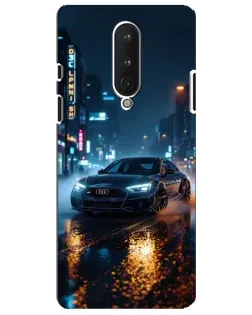 Чохол для OnePlus 8 з картинкою «Нічне місто та Audi» Чохол для OnePlus 8 з картинкою «Нічне місто та Audi»