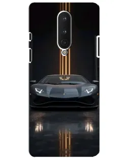Чохол для OnePlus 8 з картинкою «Lamborghini золоті лінії»