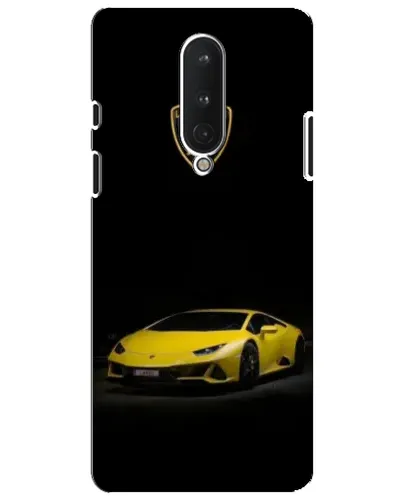 Чохол для OnePlus 8 з картинкою «Lamborghini жовтий акцент»
