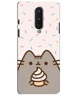 Чехол для OnePlus 8 с картинкой «Пушин с кексом» Чехол для OnePlus 8 с картинкой «Пушин с кексом»