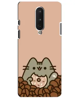 Чехол для OnePlus 8 с картинкой «Кофейный Пушин» Чехол для OnePlus 8 с картинкой «Кофейный Пушин»