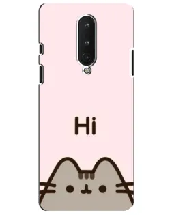 Чехол для OnePlus 8 с картинкой «Пушин говорит Hi» Чехол для OnePlus 8 с картинкой «Пушин говорит Hi»