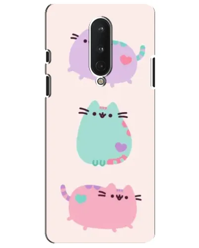 Чохол для OnePlus 8 з картинкою «Pusheen тріо» Чохол для OnePlus 8 з картинкою «Pusheen тріо»