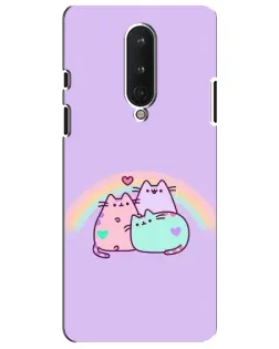 Чохол для OnePlus 8 з картинкою «Веселкові Пушини»