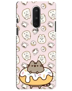 Чохол для OnePlus 8 з картинкою «Пушин на пончику»