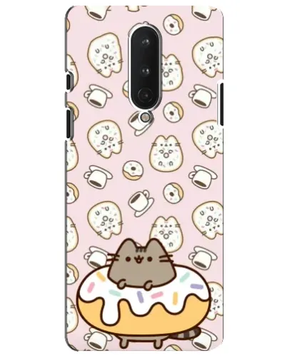 Чохол для OnePlus 8 з картинкою «Пушин на пончику» Чохол для OnePlus 8 з картинкою «Пушин на пончику»