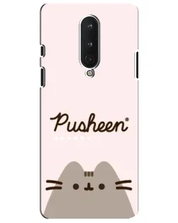Чохол для OnePlus 8 з картинкою «Pusheen логотип»