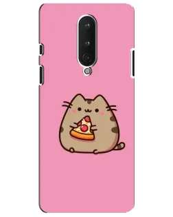 Чохол для OnePlus 8 з картинкою «Пушин із піцою»