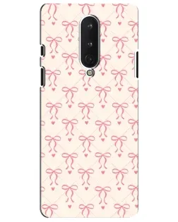 Чохол для OnePlus 8 з картинкою «Рожеві бантики Coquette» Чохол для OnePlus 8 з картинкою «Рожеві бантики Coquette»
