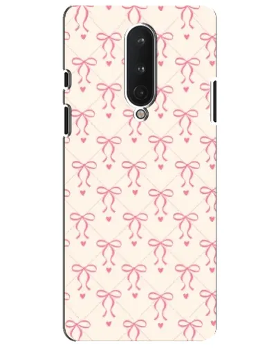 Чохол для OnePlus 8 з картинкою «Рожеві бантики Coquette» Чохол для OnePlus 8 з картинкою «Рожеві бантики Coquette»