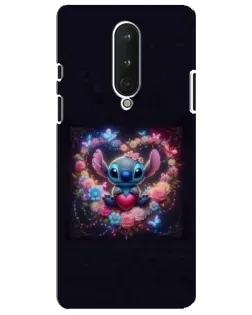 Чехол для OnePlus 8 с картинкой «Stitch в цветах» Чехол для OnePlus 8 с картинкой «Stitch в цветах»