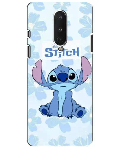 Чехол для OnePlus 8 с картинкой «Stitch среди цветов» Чехол для OnePlus 8 с картинкой «Stitch среди цветов»