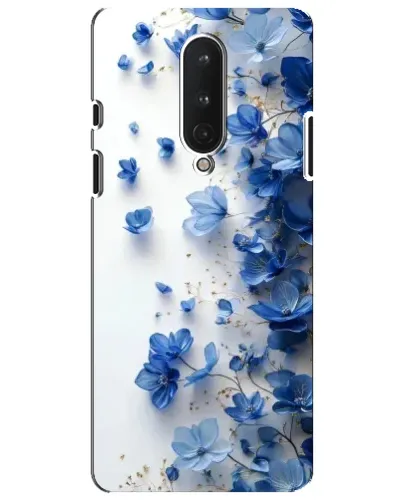 Чохол для OnePlus 8 з картинкою «Блакитний квітковий каскад»