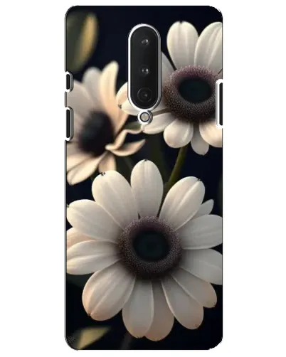 Чохол для OnePlus 8 з картинкою «Білі маргаритки макро»