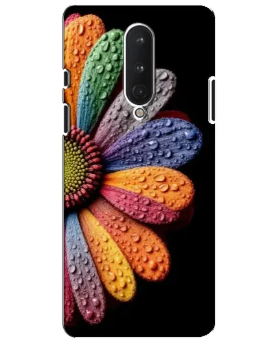 Чохол для OnePlus 8 з картинкою «Райдужна квітка»