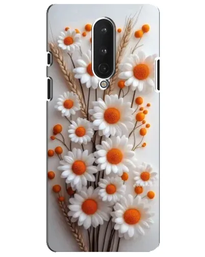 Чохол для OnePlus 8 з картинкою «Білі сухоцвіти»
