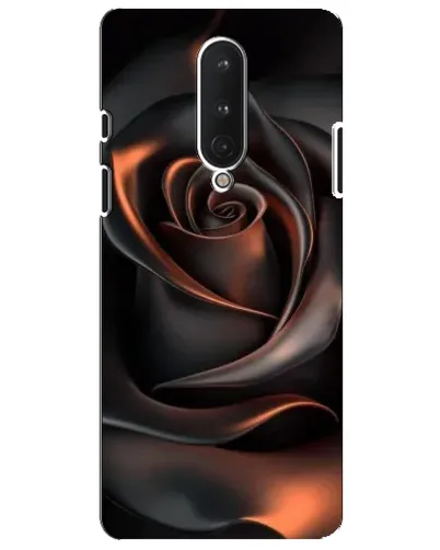 Чохол для OnePlus 8 з картинкою «Шовкова чорна троянда»