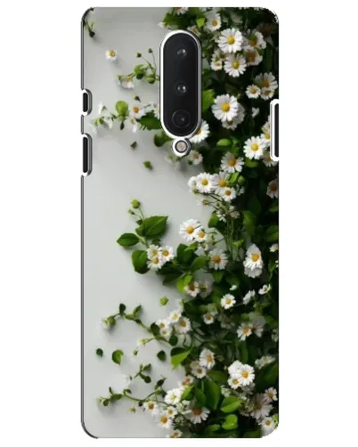 Чохол для OnePlus 8 з картинкою «Гілка дрібних білих квітів»