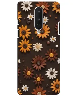Чохол для OnePlus 8 з картинкою «Візерунок з маленьких соняшників» Чохол для OnePlus 8 з картинкою «Візерунок з маленьких соняшників»