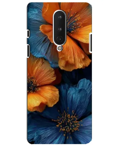 Чохол для OnePlus 8 з картинкою «Яскрава синьо-помаранчева флора» Чохол для OnePlus 8 з картинкою «Яскрава синьо-помаранчева флора»