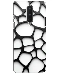 Чохол для OnePlus 8 з картинкою «Біла об'ємна сітка» Чохол для OnePlus 8 з картинкою «Біла об'ємна сітка»