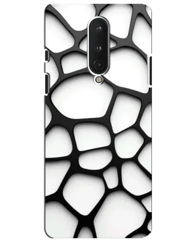 Чохол для OnePlus 8 з картинкою «Біла об'ємна сітка» Чохол для OnePlus 8 з картинкою «Біла об'ємна сітка»