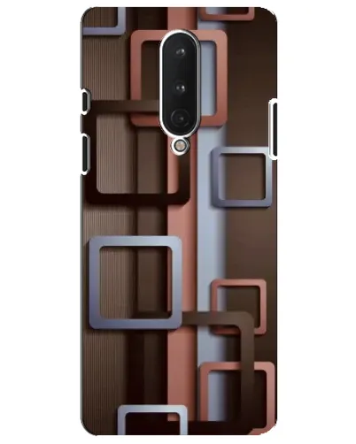 Чохол для OnePlus 8 з картинкою «Коричневі об'ємні квадрати» Чохол для OnePlus 8 з картинкою «Коричневі об'ємні квадрати»