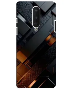 Чехол для OnePlus 8 с картинкой «Черные геометрические блоки» Чехол для OnePlus 8 с картинкой «Черные геометрические блоки»