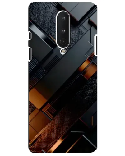 Чохол для OnePlus 8 з картинкою «Чорні геометричні блоки» Чохол для OnePlus 8 з картинкою «Чорні геометричні блоки»
