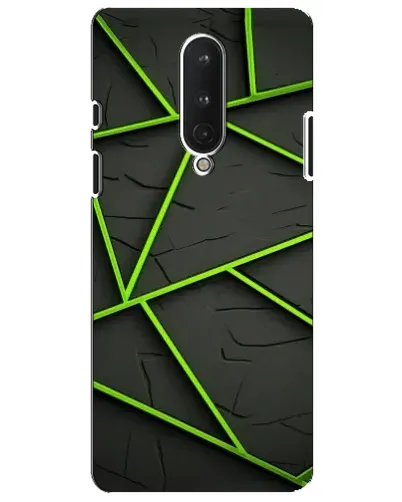 Чохол для OnePlus 8 з картинкою «Зелені геометричні лінії» Чохол для OnePlus 8 з картинкою «Зелені геометричні лінії»