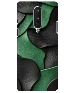 Чехол для OnePlus 8 с картинкой «Зеленые кожаные волны» Чехол для OnePlus 8 с картинкой «Зеленые кожаные волны»