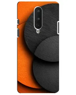 Чехол для OnePlus 8 с картинкой «Геометрия оранжевых кругов» Чехол для OnePlus 8 с картинкой «Геометрия оранжевых кругов»