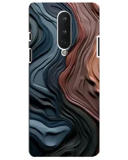 Чехол для OnePlus 8 с картинкой «Цветные волны каньона» Чехол для OnePlus 8 с картинкой «Цветные волны каньона»