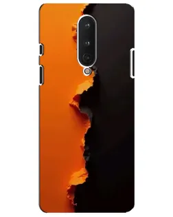 Чехол для OnePlus 8 с картинкой «Оранжевый разлом» Чехол для OnePlus 8 с картинкой «Оранжевый разлом»