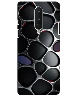 Чехол для OnePlus 8 с картинкой «Объемная темная решетка» Чехол для OnePlus 8 с картинкой «Объемная темная решетка»