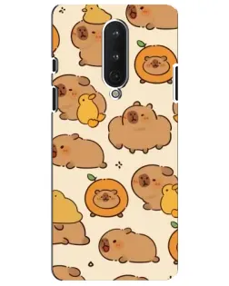 Чехол для OnePlus 8 с картинкой «Капибары с апельсинами» Чехол для OnePlus 8 с картинкой «Капибары с апельсинами»