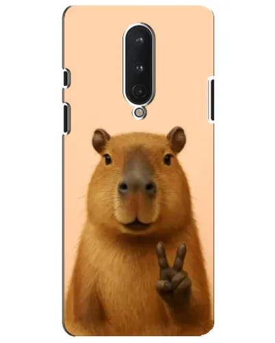 Чехол для OnePlus 8 с картинкой «Капибара виктория»